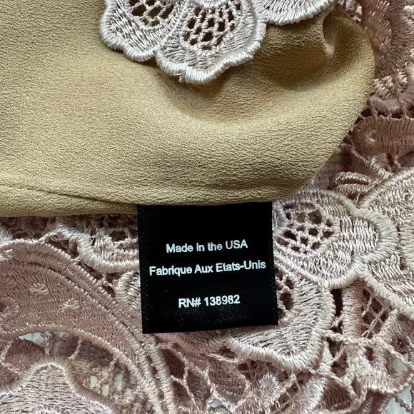 Dress the Population Blush Lace Jumpsuit
